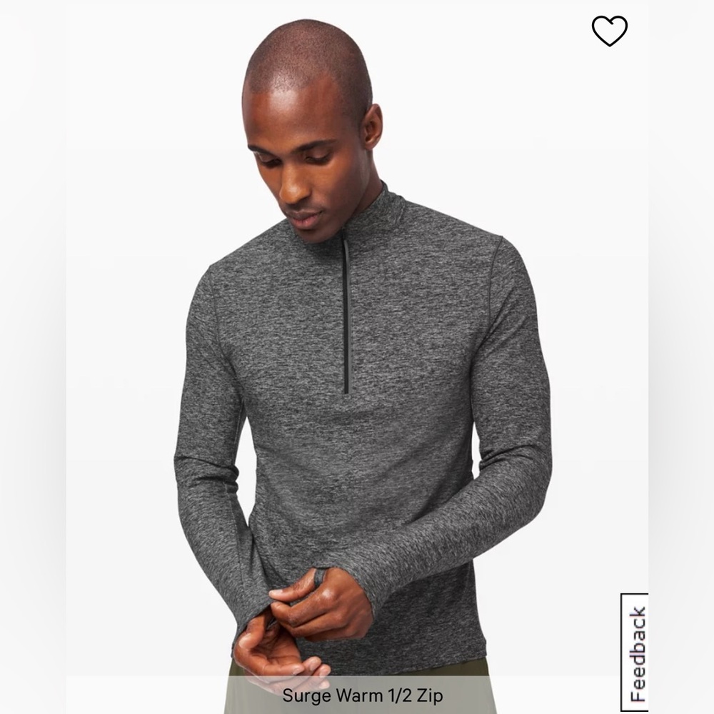 Lululemon Warm Surge 1/4 zip
